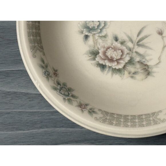 Noritake Versatone “Santiago” – Set of 5 Coupe Soup/Cereal Bowls – Pastel Floral - Picture 5 of 7